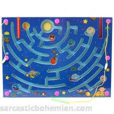 lightclub Magnetic Wand Beads Wooden Maze Labyrinth Board Track Table Marble Run Bead Maze Education Kids Novelty and Funny Toy for Baby Boy Girl 3 3 B07L84K91Z